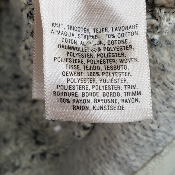 Rosie Neira Anthropologie Sweater Blazer Gray Medium - Picture 3 of 8